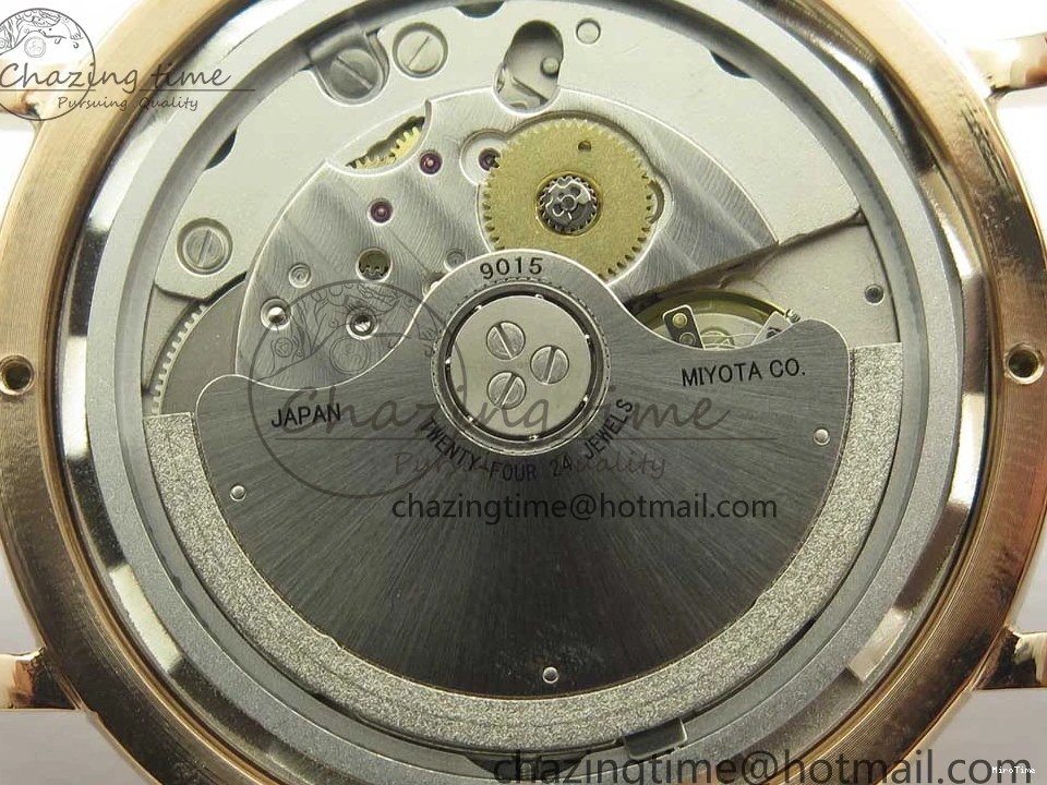 MIROTIME 0428 SportInspired Portofino IW458101 RG MK 1:1 Best Edition Gray Dial On Brown Leather Strap MIYOTA 7165